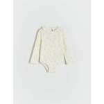 Reserved - Bodi s dezenom krem 100% COTTON 7946E-01X