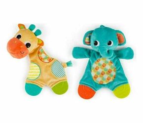Kids II Glodalica Zvečka Žirafa i Slon za bebe 8916