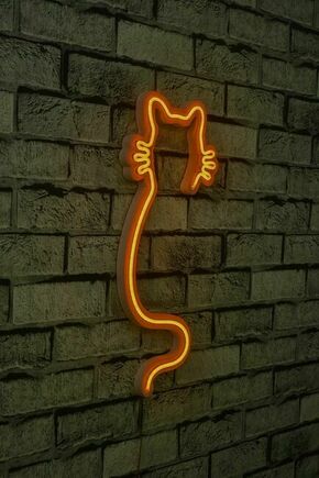 Cat - Yellow Yellow Decorative Plastic Led Lighting
