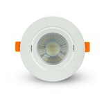 LED down light 5W 6500K plasticni krug