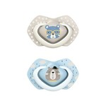 Canpol Babies Silikonska Varalica 0-6M Bonjour Paris 2kom 22/647 Blue