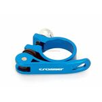 Šelna sedalne cevi Al. CROSSER 318Q 31.8MM Blue /1 pcs.