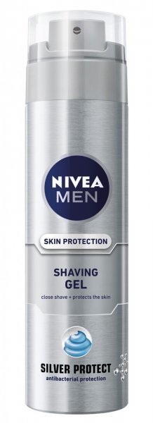 NIVEA MEN silver protect gel za brijanje 200ml