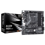 ASRock B450M Pro4 R2.0 matična ploča, Socket AM4, AMD B450, 4x DDR4, max. 128 GB, ATX/mATX