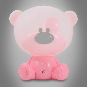 Stona lampa Teddy Bear Bibi LED roza