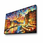 FAMOUSART-081 Multicolor Decorative Canvas Painting