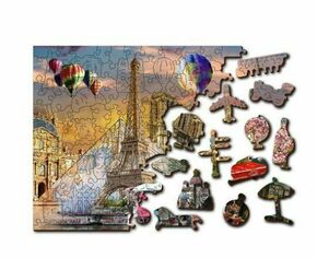 Wooden City Drvene puzzle - Pariz L