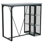 Artemis B10033 barski sto 120x60x110 cm beton/crni metal