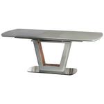 Bilotti sto 160x90x76 cm orah/svetlo sivi