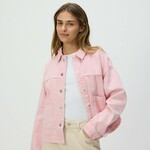 Reserved - LADIES` SHIRT pink 100% COTTON 7789B-03J