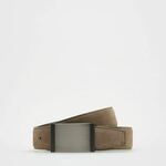 Reserved - Kaiš od kombinovanih materijala kafa 50% LEATHER, 50% POLYURETHANE 577CQ-84X