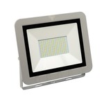 Reflektor LED SMD 100W 6000K slim sivi