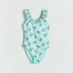Reserved - GIRLS` SWIMMING SUIT svetlozelena 80% POLYAMIDE, 20% ELASTANE 690EB-07X