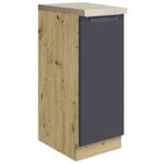 Glamour 26d kuhinjski element 1 vrata 30x51x82 cm natur (artisan hrast)/plavi