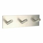 Tendance zidni četvrtasti čiviluk sa 3 kukice 3m 18 x 3 x 4,5 metal hrom 9057102