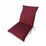 Bez brenda Baštenski jastuk sa naslonom za stolice 49x119x4 bordo