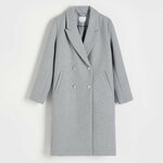 Reserved - Kaput s duplim kopčanjem srednjesivo 70% POLYESTER, 20% WOOL, 5% ACRYLIC, 5% POLYAMIDE 6299V-85M