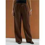 Sinsay - Pantalone sa mešavinom lana - zlatno braon zlatno braon SS 2025 099EP-82X