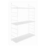 HANAH HOME Armoni 3'lu Shiny White