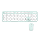 GEEZER WL HONEY COMB set tastatura i miš u ZELENO/BELOJ boji