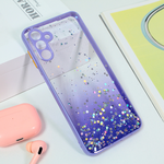 Maska Frame Glitter za Samsung A136B Galaxy A13 5G ljubicasta