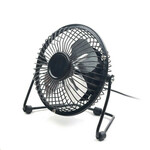 NF-03 Gembird USB 10cm desktop fan, black, METALNI VENTILATOR