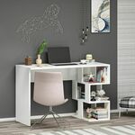 Dardanos - White White Study Desk
