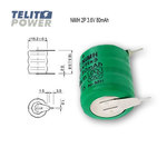 Dugmetna baterija za fiskalnu kasu GALEB NiMH 2P 3.6V 80mAh