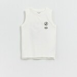 Reserved - BOYS` T-SHIRT krem 100% COTTON 480ED-01X