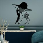 WALLXPERT Striped Woman
