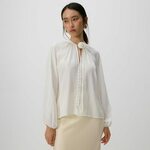 Reserved - Bluza s dekorativnom vezicom nude 52% VISCOSE, 48% POLYESTER 442FH-02X