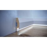 Podna lajsna MDF Foge LED LB9 polumat bela