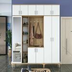 EA128 - 2795 WalnutWhite Hall Stand