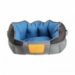 Gigwi krevet za pse Durable Oxford Plavo - Crni S