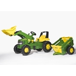 Rolly Traktor Junior J.D. Sa Farm Prikolicom I Utovarivačem