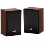 Genius SP-HF380BT zvučnici, 2.0, bežični, bluetooth, smeđi USB