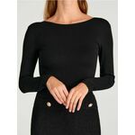 Sinsay - Bodi dugih rukava - crno crno AW 2024 593BE-99X