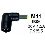 NPC-IB06 (M11) Gembird konektor za punjac 90W-20V-4.5A, 7.9x5.5mm PIN