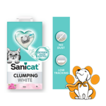 Sanicat Posip Za Mačke Grudvajući White Rose 8L, Delikatan Miris Ruže