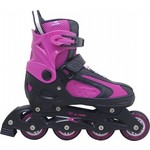 ACTION Roleri PW126B-10 crno roza PVC šina M(37-40) ACTION