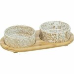 Trixie Set Set činija keramika / bambus 2x300ml