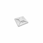 Samolepljivi drzači vezica, 30x30mm, 25komada beli
