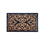 LUANCE OTIRAČ SALLY 40X60 CM BRAIDED COCO/GUMENI SMEĐA 1401804