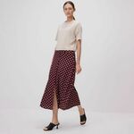 Reserved - Midi suknja s tufnicama šareno 100% VISCOSE VX395-MLC