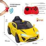 Bez brenda Auto Jagor na akumulator za decu Žuti 12V R/C