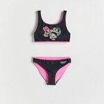 Reserved - GIRLS` SWIMMING SUIT crno 85% POLYESTER, 15% ELASTANE 694EB-99X