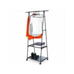 Vilde 568022 - Stalak za odecu sa dve police i 4 tockica 88 x 44 x 160 cm.