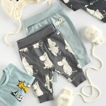 Reserved - Pakovanje od 2 para pantalona Moomin plavozeleno 100% COTTON 489BF-67X