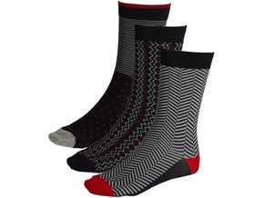 Mexx Muške modne čarape 3 komada AN2304019M-319023