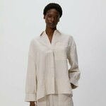 Reserved - Košulja s nabranim efektom bež 73% VISCOSE, 27% POLYAMIDE WD936-08X